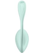 SATISFYER - APPLICATION GRATUITE STIMULATEUR DE POINT G PÉTALE LISSE VERT D'EAU