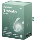 SATISFYER - APPLICATION GRATUITE STIMULATEUR DE POINT G PÉTALE LISSE VERT D'EAU