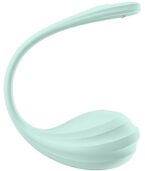 SATISFYER - APPLICATION GRATUITE STIMULATEUR DE POINT G PÉTALE LISSE VERT D'EAU