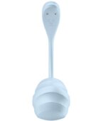 SATISFYER - APPLICATION GRATUITE STIMULATEUR DE POINT G PÉTALE LISSE BLEU CIEL