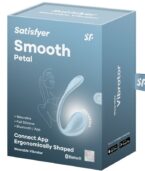 SATISFYER - APPLICATION GRATUITE STIMULATEUR DE POINT G PÉTALE LISSE BLEU CIEL