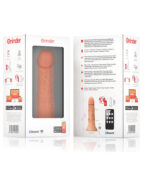 ONINDER - GODE VIBRATEUR BOGOTÁ MOYEN 9 VITESSES NATUREL 20 CM -O- 4.2 CM - APPLICATION GRATUITE