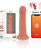 ONINDER - PETIT GODE VIBRATEUR BOGOTÁ 9 VITESSES NATUREL 17.5 CM -O- 4 CM - APPLICATION GRATUITE