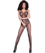 CHILIROSE - CR 4233 BODYSTOCKING SANS CROCHET NOIR S/M