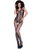 CHILIROSE - CR 4233 BODYSTOCKING SANS CROCHET NOIR S/M