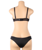 SUBBLIME - ENSEMBLE DEUX PIÈCES DE SOUTIEN-GORGE TRANSPARENT ET BANDES S/M