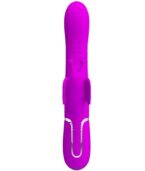 PRETTY LOVE - VIBRATEUR MULTIFONCTION LAPIN 4 EN 1 PAPILLON FUCHSIA