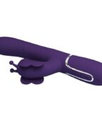 PRETTY LOVE - VIBRATEUR MULTIFONCTION LAPIN 4 EN 1 PAPILLON VIOLET