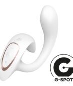 SATISFYER - G FOR GODDESS 1 VIBRATEUR LAPIN BLANC