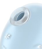 SATISFYER - CUTIE GHOST VIBRATEUR POSER BLEU CLAIR