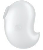 SATISFYER - CUTIE GHOST VIBRATEUR  POSER BLANC