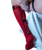 MACHO - CHAUSSETTES FINES TAILLE UNIQUE ROUGE