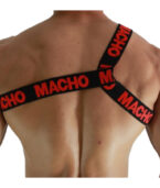 MACHO - HARNAIS ROMAIN ROUGE S/M