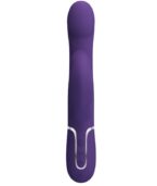 PRETTY LOVE - ZALIN PERLES VIBRATEUR LAPIN 4 EN 1 VIOLET