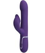 PRETTY LOVE - ZALIN PERLES VIBRATEUR LAPIN 4 EN 1 VIOLET