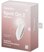 SATISFYER - SPOT ON 2 VIBRATEUR LAY-ON BLANC