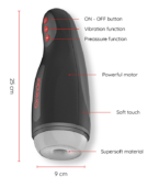 ONINDER - MASTURBATEUR MASCULIN RECHARGEABLE SEOUL 10 VITESSES - APPLICATION GRATUITE