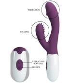 PRETTY LOVE - BUTTERFLY KISS VIBRATEUR RABBIT ET STIMULATEUR DE POINT G VIOLET