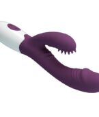 PRETTY LOVE - BUTTERFLY KISS VIBRATEUR RABBIT ET STIMULATEUR DE POINT G VIOLET