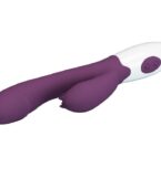 PRETTY LOVE - BUTTERFLY KISS VIBRATEUR RABBIT ET STIMULATEUR DE POINT G VIOLET