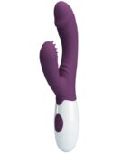 PRETTY LOVE - BUTTERFLY KISS VIBRATEUR RABBIT ET STIMULATEUR DE POINT G VIOLET