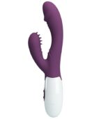 PRETTY LOVE - BUTTERFLY KISS VIBRATEUR RABBIT ET STIMULATEUR DE POINT G VIOLET