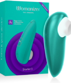 WOMANIZER - STIMULATEUR CLITORAL STARLET 3 TURQUOISE