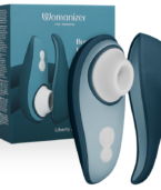 WOMANIZER - LIBERTY 2 STIMULATEUR & VENTOUSE CLITORIS BLEU