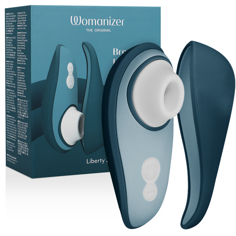 WOMANIZER - LIBERTY 2 STIMULATEUR & VENTOUSE CLITORIS BLEU