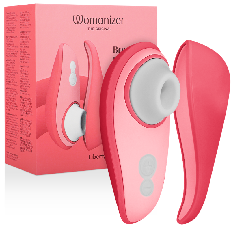 WOMANIZER - LIBERTY 2 STIMULATEUR & VENTOUSE CLITORIS ROSE