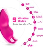 ARMONY - HONEYBEE WEARABLE PANTIES VIBRATEUR G-SPOT TÉLÉCOMMANDE FUCHSIA