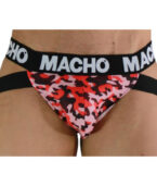 MACHO - MX28MR JOCK MILITAIRE ROUGE S