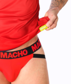 MACHO - T-SHIRT ROUGE L/XL