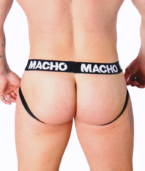 MACHO - MX26X1 JOCK GRID BLANC M