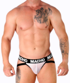 MACHO - MX26X1 JOCK GRID BLANC M