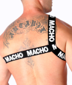 MACHO - HARNAIS ROMAIN BLANC L/XL