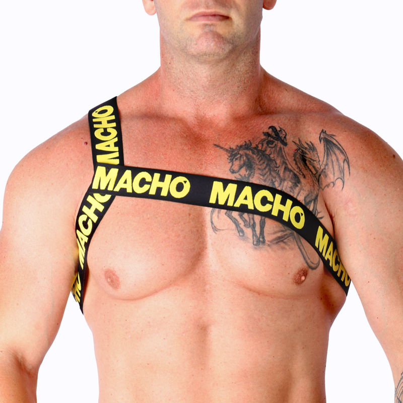 MACHO - HARNAIS ROMAIN JAUNE L/XL