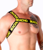 MACHO - HARNAIS ROMAIN JAUNE L/XL