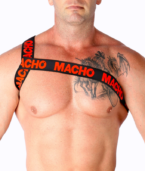 MACHO - HARNAIS ROMAIN ROUGE L/XL