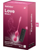 SATISFYER - LOVE BIRDS 2 BALLES VIBRANTES DE KEGEL + APPLICATION GRATUITE