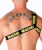 MACHO - HARNAIS ROMAIN JAUNE S/M