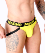 MACHO - MX25A JOCK LYCRA JAUNE XL