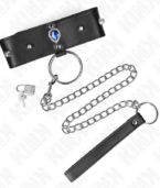 KINK - COLLIER 65 CM AVEC BRACELET AVEC DIAMANTS BLEU AJUSTABLE 36-43 CM X 5 CM