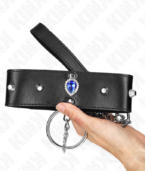 KINK - COLLIER 65 CM AVEC BRACELET AVEC DIAMANTS BLEU AJUSTABLE 36-43 CM X 5 CM