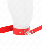 KINK - COLLIER AVEC CEINTURE 116 CM BRACELET ROJO AJUSTABLE 32-50 CM X 8 CM