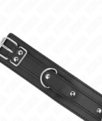 KINK - COLLIER AVEC LAISSE 65 CM 3 ANNEAUX MODÈLE 1 RÉGLABLE 38-49 CM X 5 CM