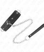 KINK - COLLIER AVEC LAISSE 65 CM 3 ANNEAUX MODÈLE 1 RÉGLABLE 38-49 CM X 5 CM