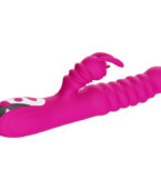 ARMONY - VIBRATEUR MULTIFONCTION RABBIT DOUBLE LANGUE EFFET CHALEUR FUCHSIA