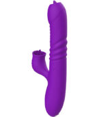 ARMONY - VIBRATEUR LAPIN ENTIÈREMENT G SPOT AVEC LANGUE STIMULANTE EFFET CHALEUR VIOLET