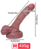 ARMONY - GODE RÉALISTE EN SILICONE LIQUIDE 15 CM